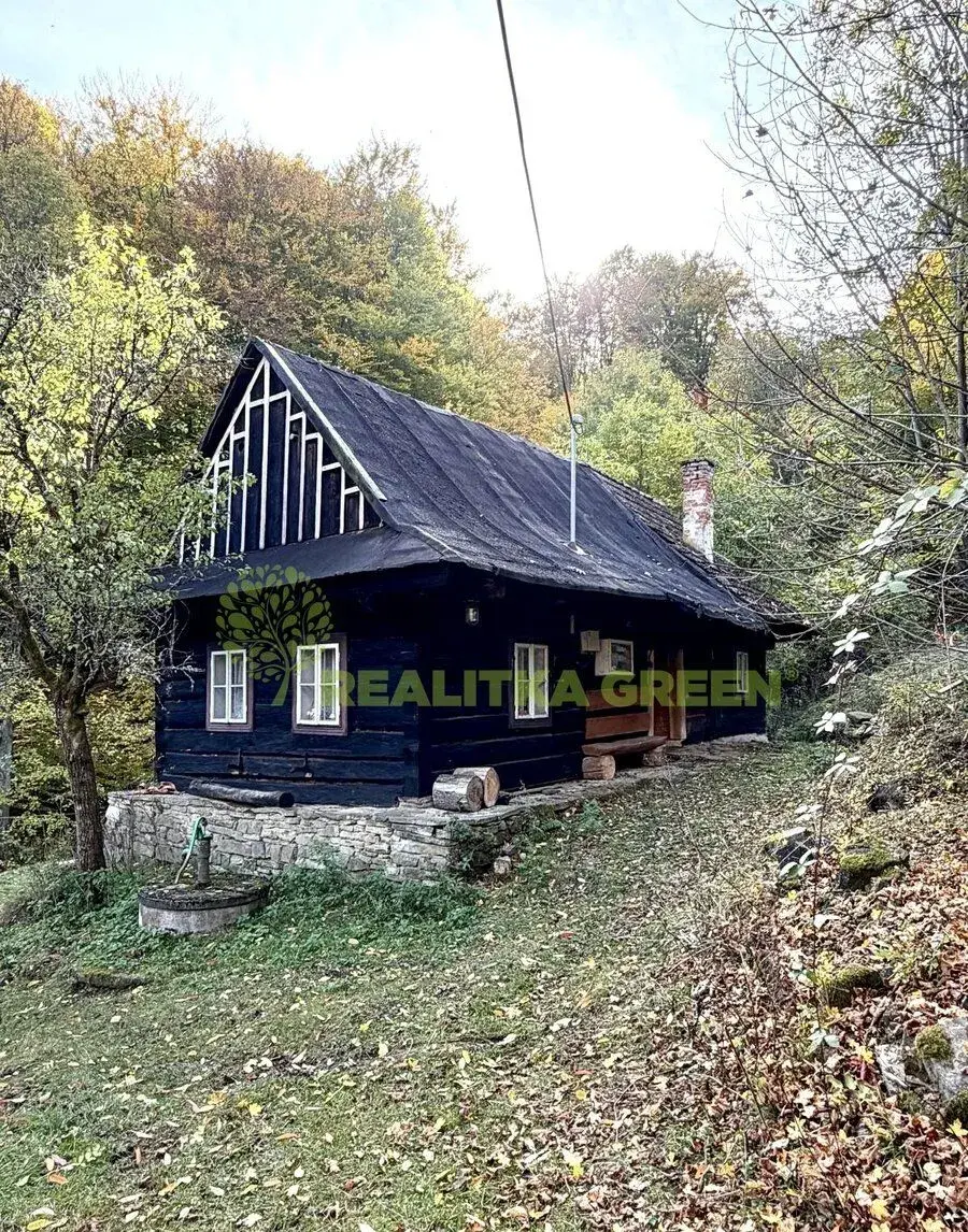 Prodej stylové dřevěnice s rozsáhlými pozemky Hovězí, část H