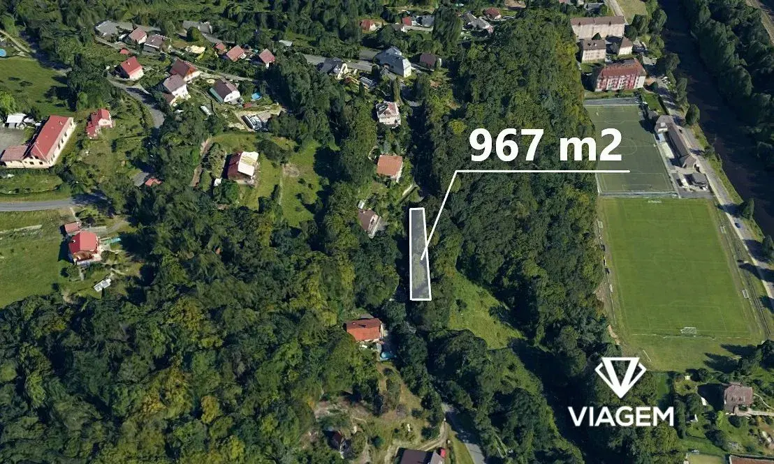 Nemovitost – pozemek 967 m²