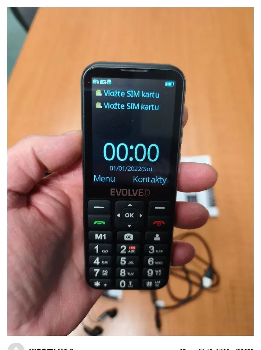EVOLVEO EasyPhone LT - seniorský mobil