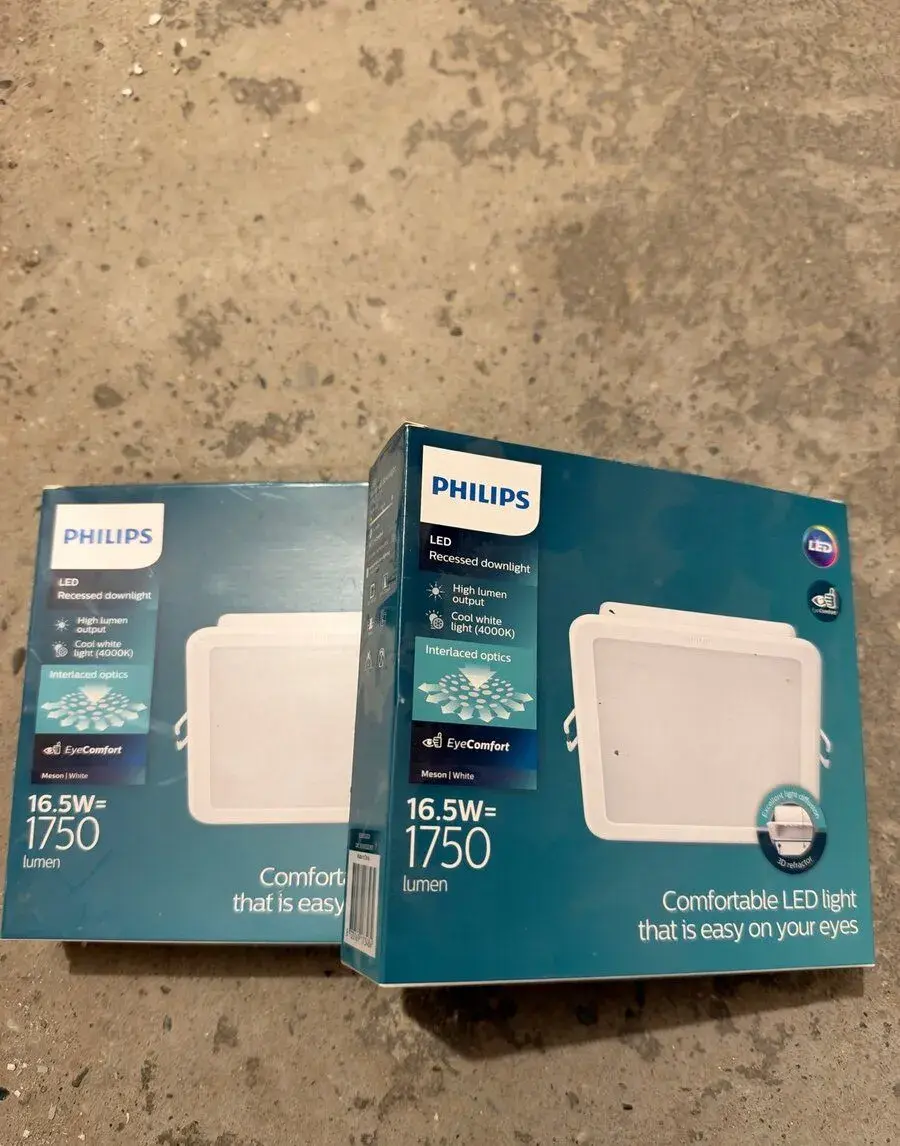 LED zápustné světla Philips Meson SQ 16,5 W