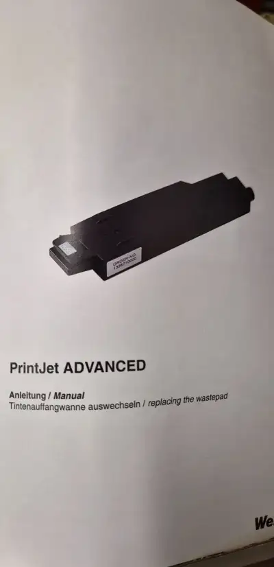 Weidmüller PrintJet ADVANCED – nádoba na odpadní inkoust