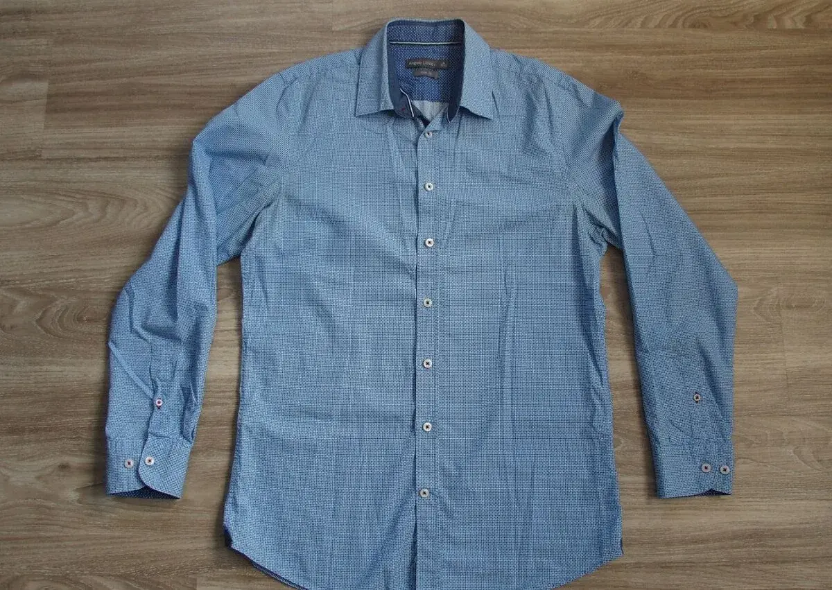 Pánská modrá košile slim fit C&A vel. M (39-40)