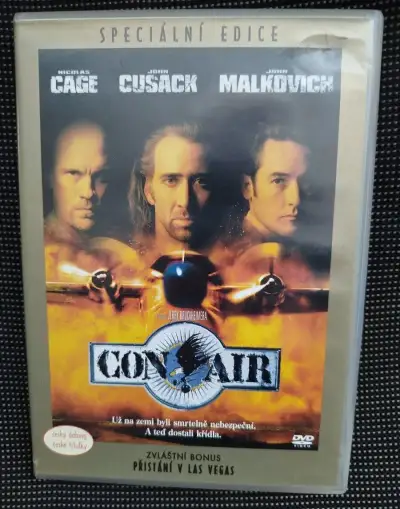 Con Air, DVD, Nicolas Cage,John Malkovich,John Cusack.