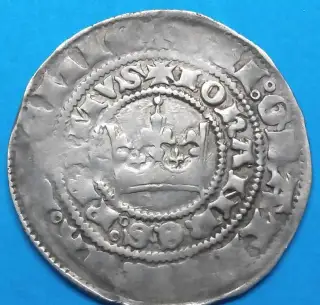Stará mince Čechy 14. stol.