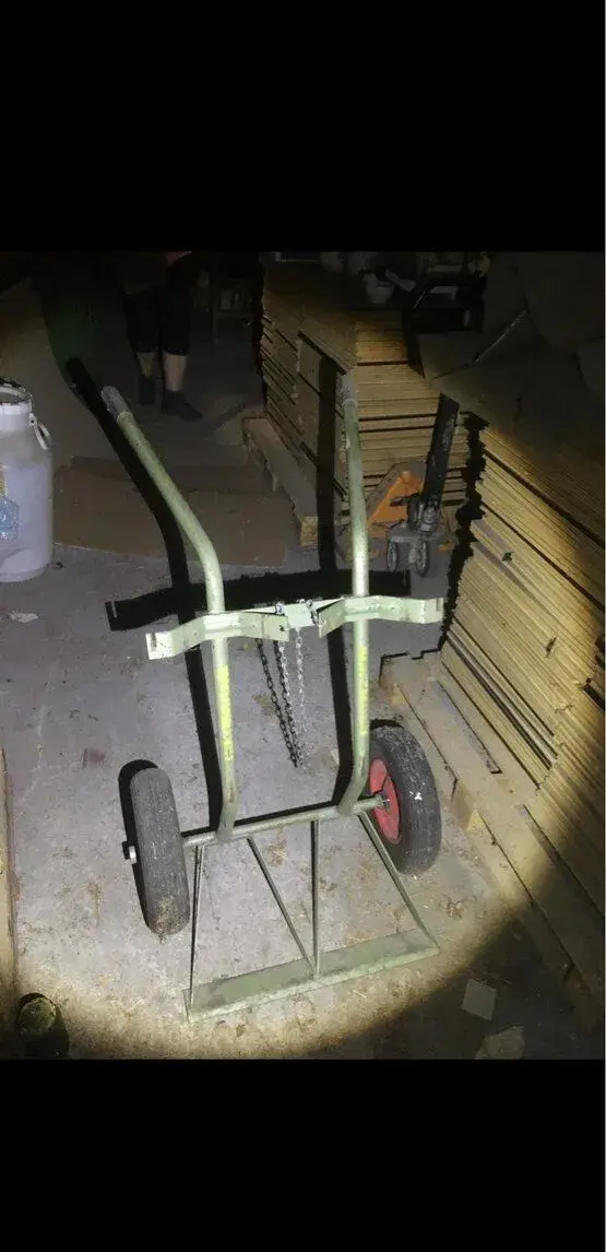 Rudl/vozík na plynové bomby/ autogen