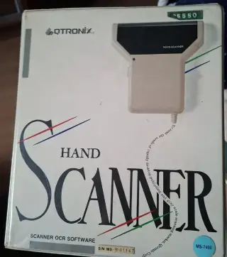 Retro ruční skener Qtronix MS-7400 – Kompletní balení