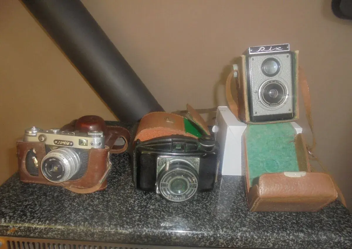 staré fotoaparáty