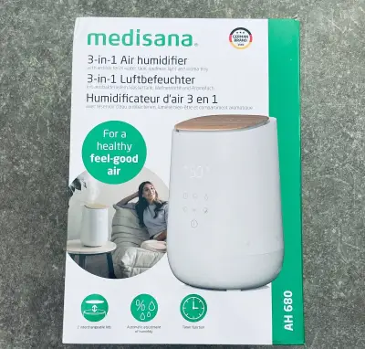 Medisana AH 680 Ultrazvukový zvlhčovač vzduchu H2,6 l bílá