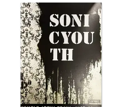 Promo plakát Sonic Youth