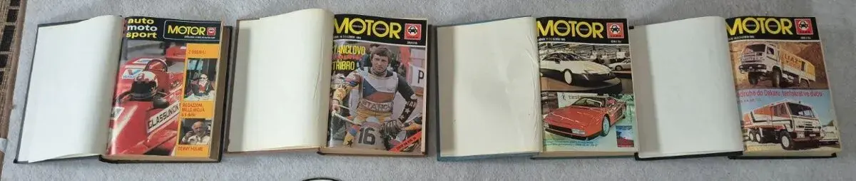 Svět motorů, KOMPLETNÍ SVÁZANÉ ROČNÍKY 1984 - 1987
