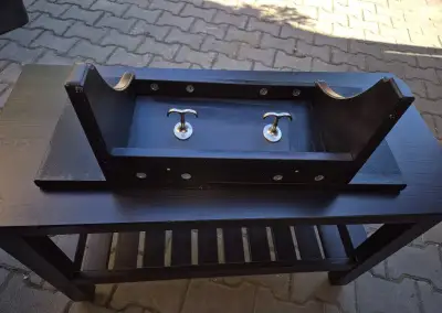 Ikea Hemnes lavice a police