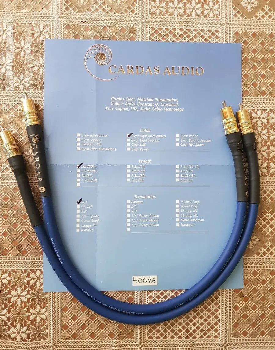 CARDAS CLEAR LIGHT RCA analog