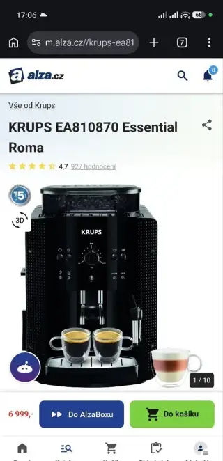 Kávovar krups