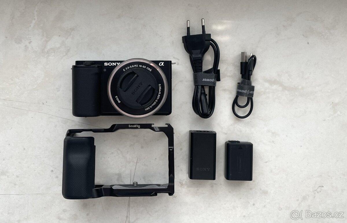 Bezzrcadlovku SONY ZV-E10+PŘÍSLUŠENSTVÍ - MOŽNÁ