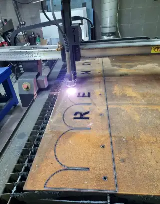 CNC Plazma 1100x 2100mm s možností rotační osy