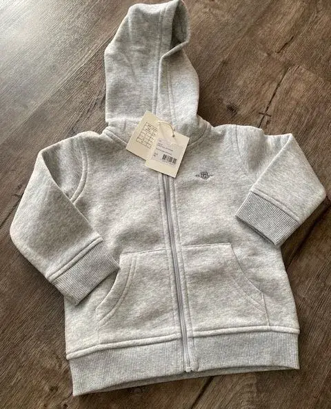 Gant-mikina s kapucí na zip-nová, vel.86