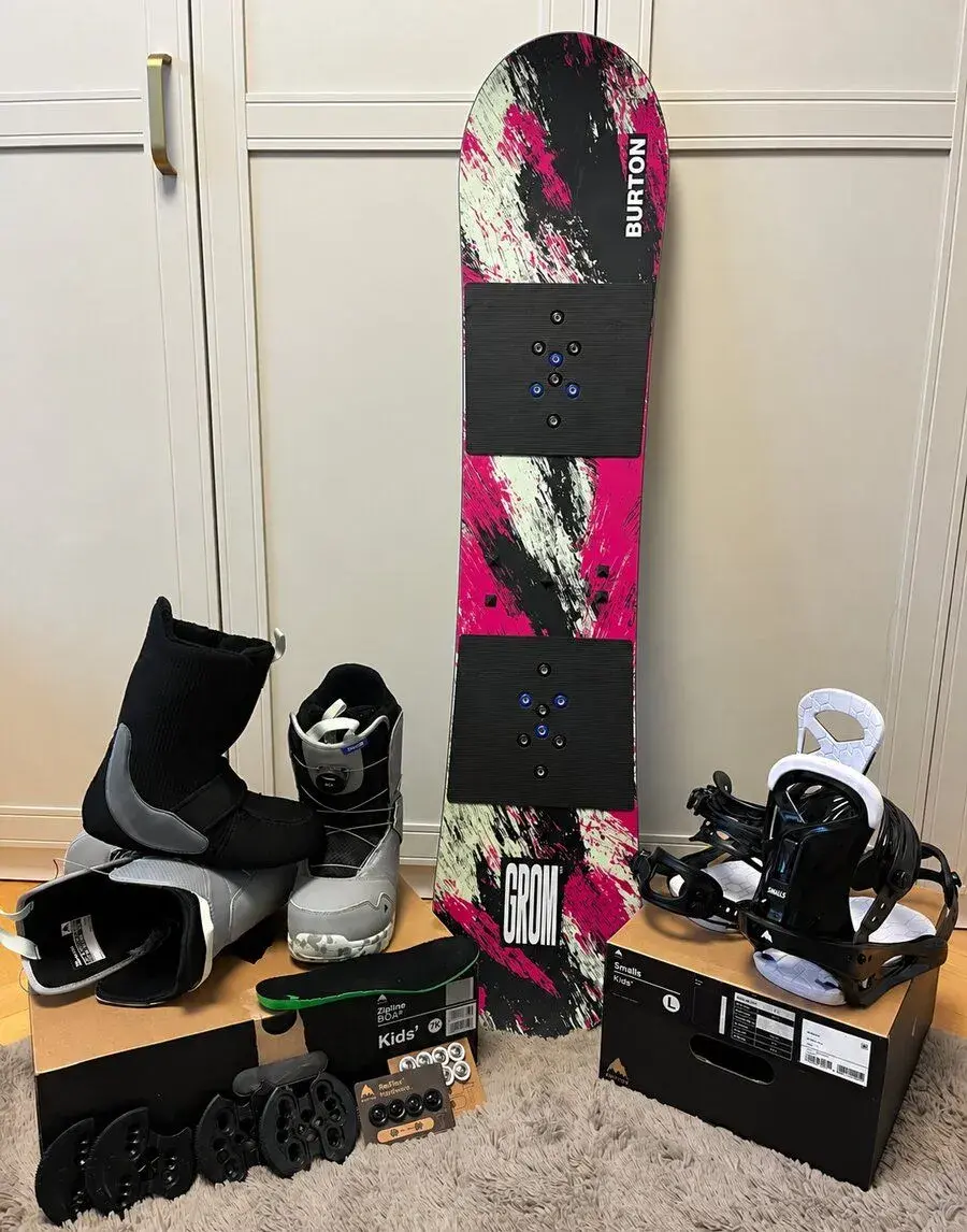 Burton komplet - kompletní juniorský snowboardový set