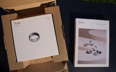 OURA RING 4, Stealth (matná černá) velikost, 10 + Sizing Kit