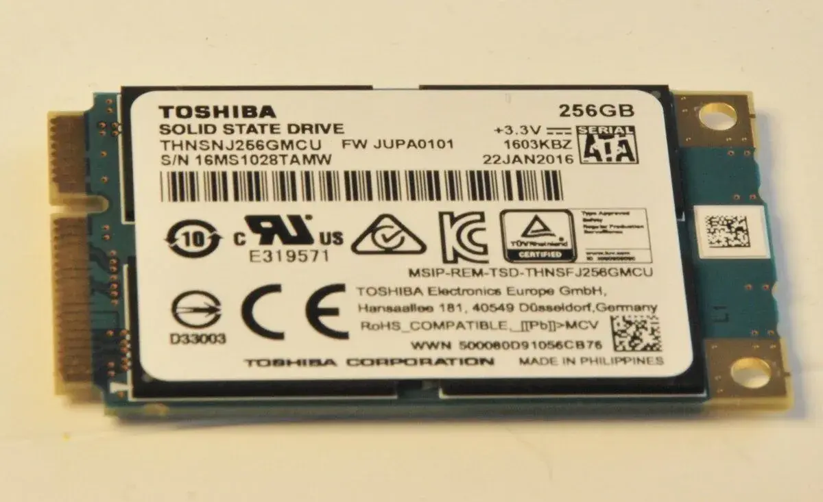 mSATA SSD Toshiba 256GB