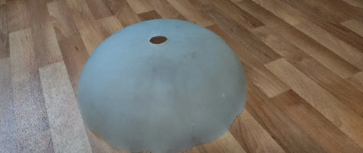 Stínítko na lustr, mléčné sklo, průměr 44cm