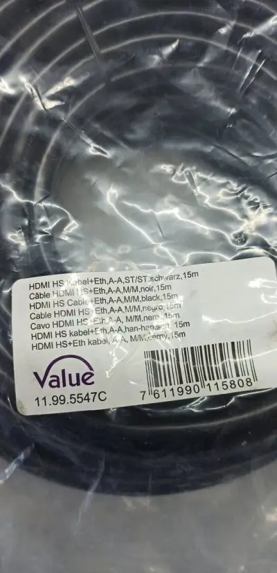 HDMi kabel 15m, nový, nerozbalený