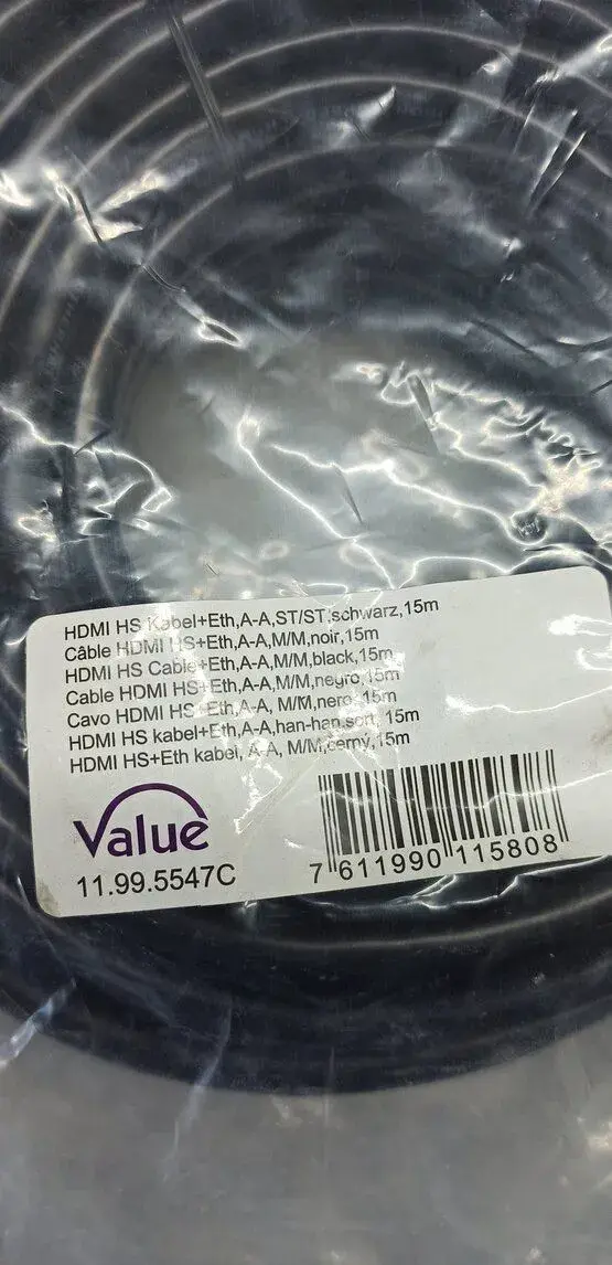 HDMi kabel 15m, nový, nerozbalený