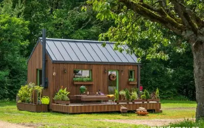 Nový TINY HOUSE (mobilní dům - dřevostavba) 20m2