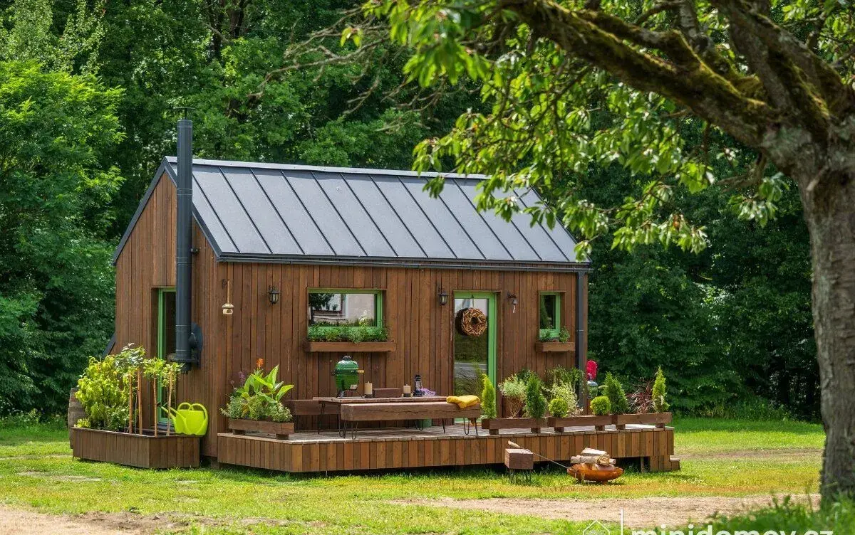 Nový TINY HOUSE (mobilní dům - dřevostavba) 20m2