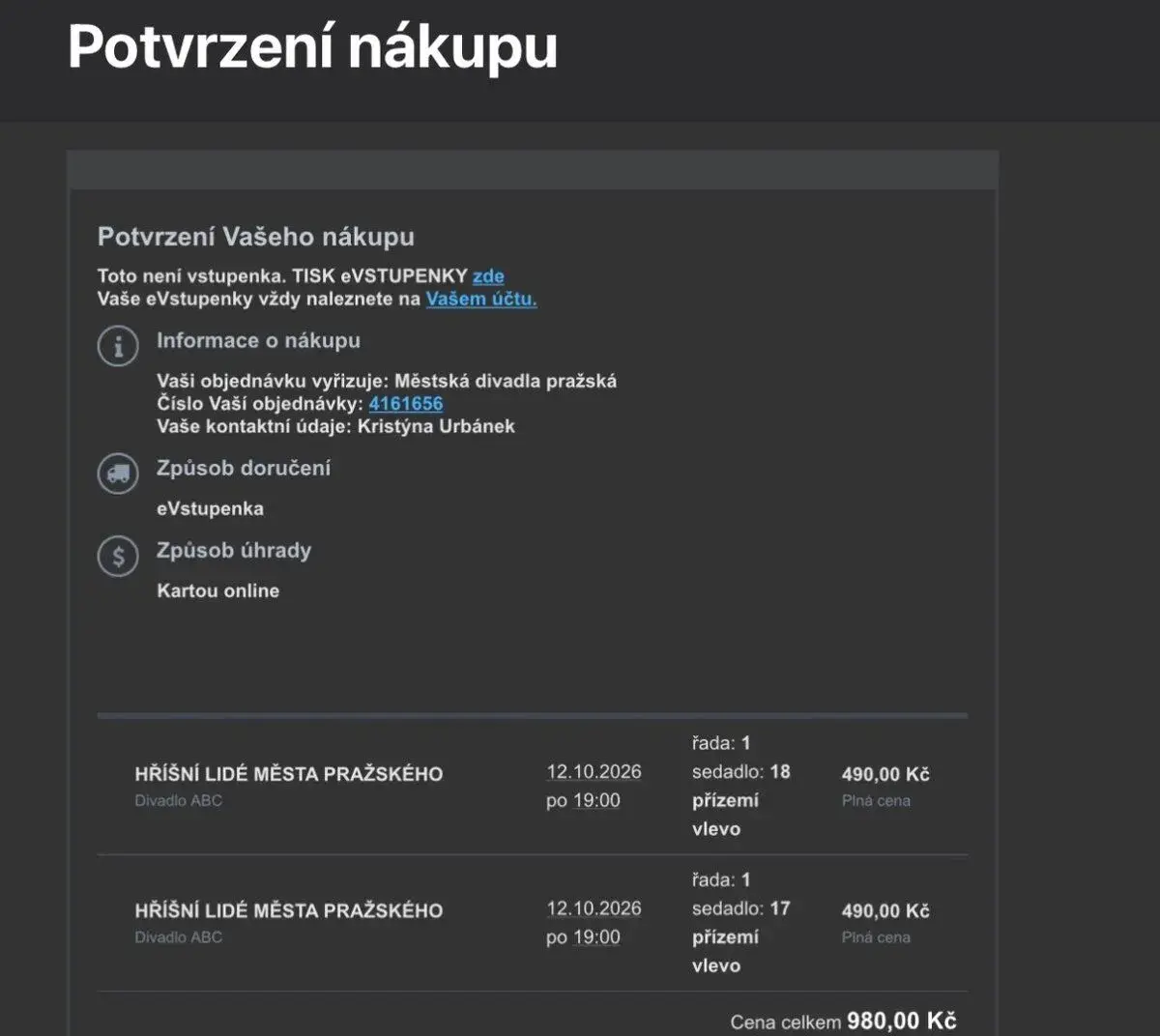 HŘÍŠNÍ LIDÉ MĚSTA PRAŽSKÉHO Divadlo ABC