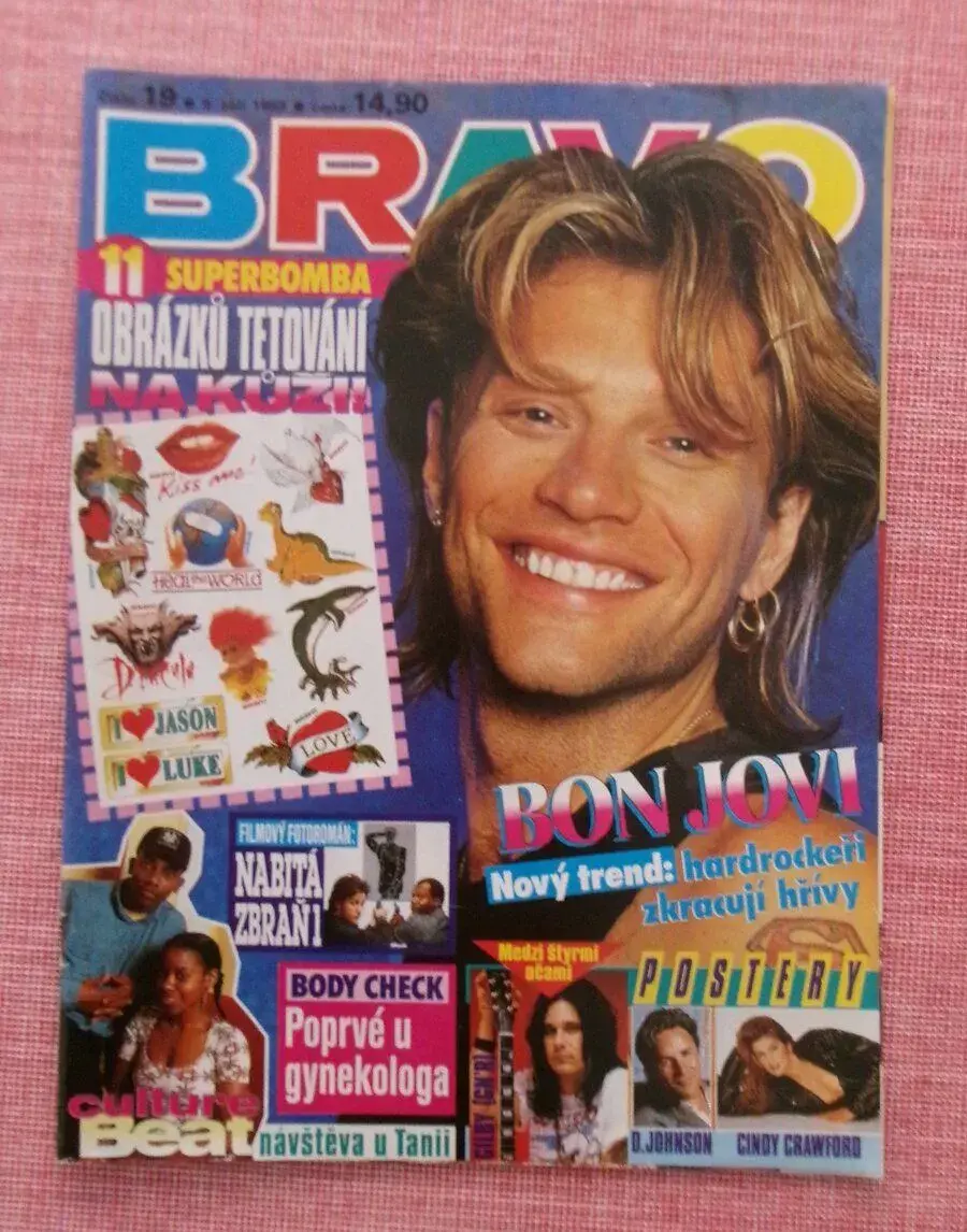 Bravo 19/1993 - komplet + příloha 11 tetovaček.