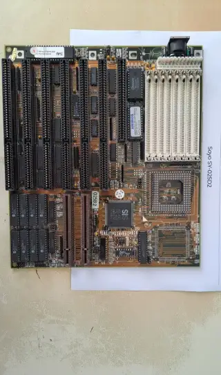 486 VLB Motherboard Soyo SY-025D2 -nefunkční error 1213