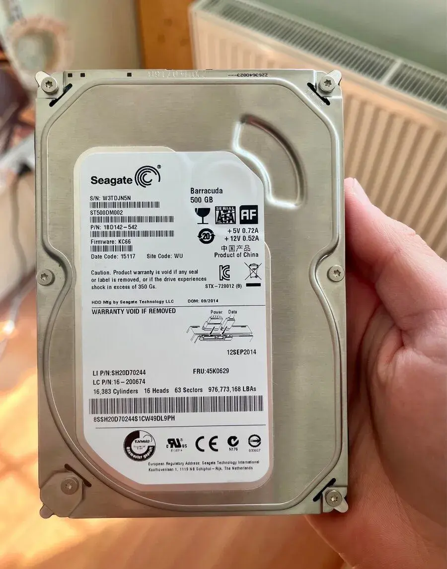 Seagate Barracuda 500GB - 3,5 SATA