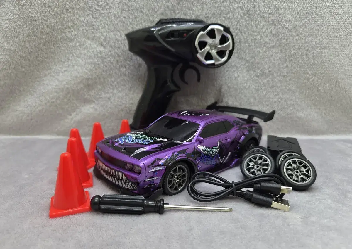 RC Drift Car Dodge 1:24 FIALOVÁ