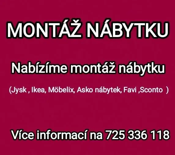 MONTÁŽ NÁBYTKU