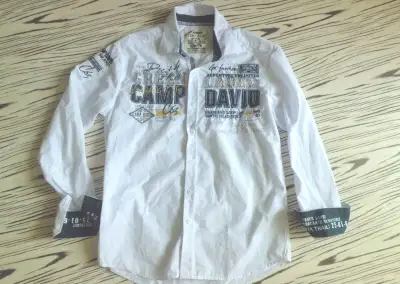 CAMP DAVID málo použitá parádní košile M-XL
