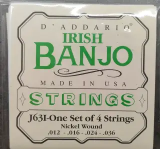 Struny pro Irish banjo EADG