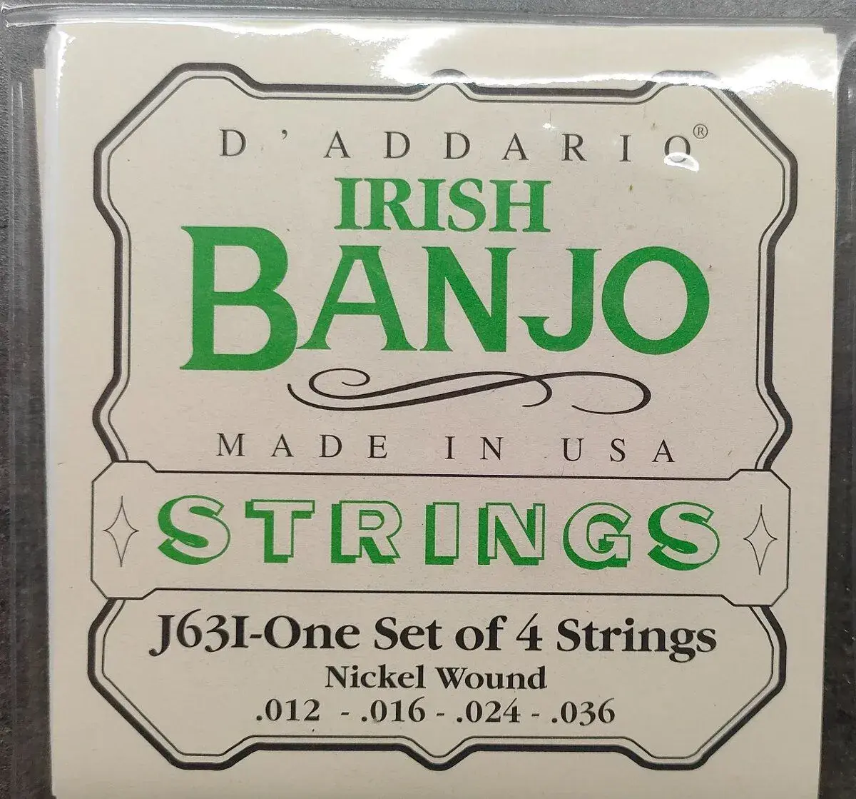 Struny pro Irish banjo EADG