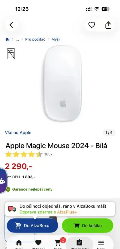 Apple Magic Mouse 2024 - nova, v záruce