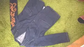 Dámské džínové sako s aplikací