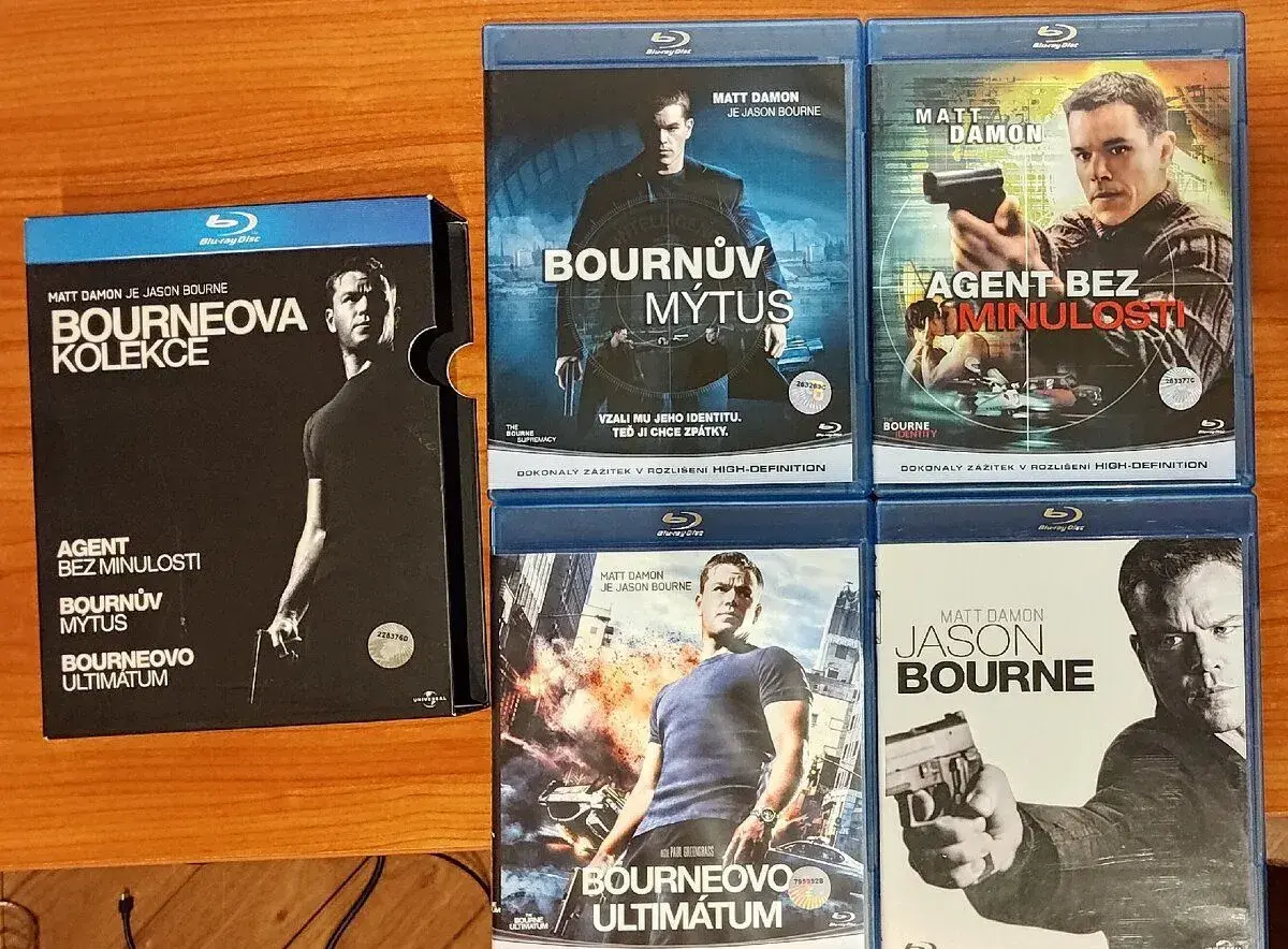 Bourne kolekce Blu-Ray