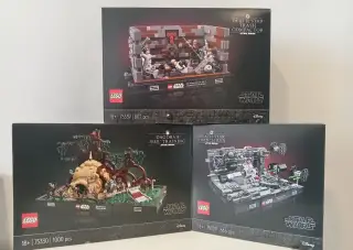 Lego Star Wars dioráma