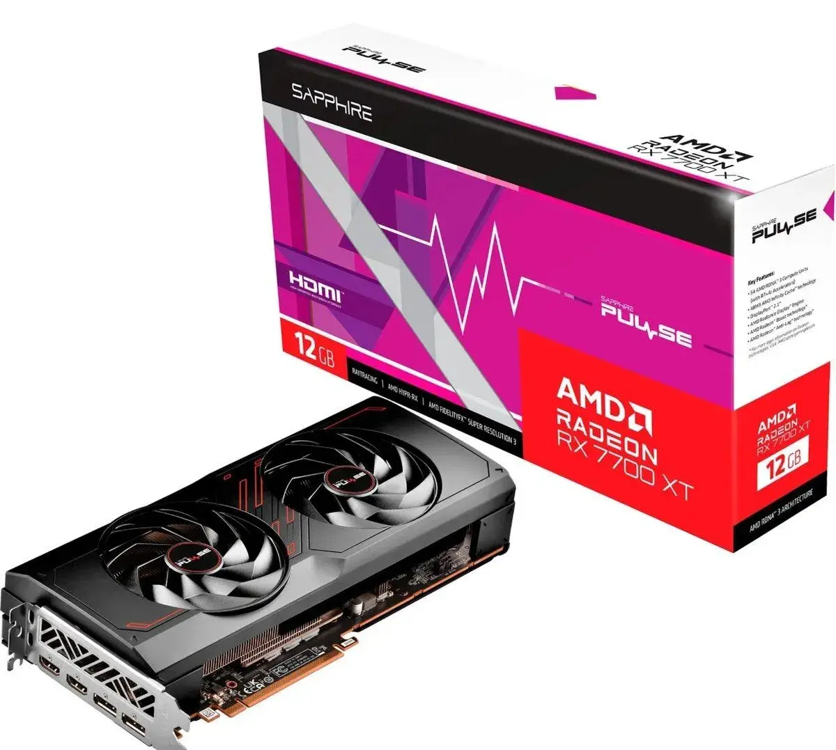 Grafická karta RX 7700xt Sapphire Pulse 12Gb