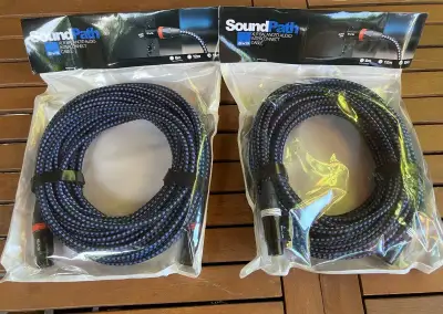 Špičkový XLR kabel SVS SoundPath Balanced – 15m (pár/2 ks)