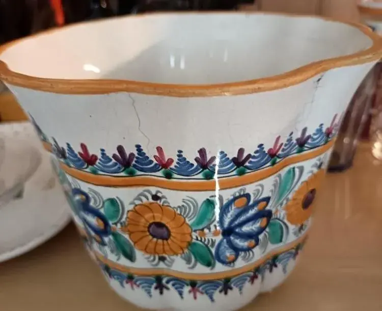 Starožitný obal na květináč(Ditmar nebo Tupesy)