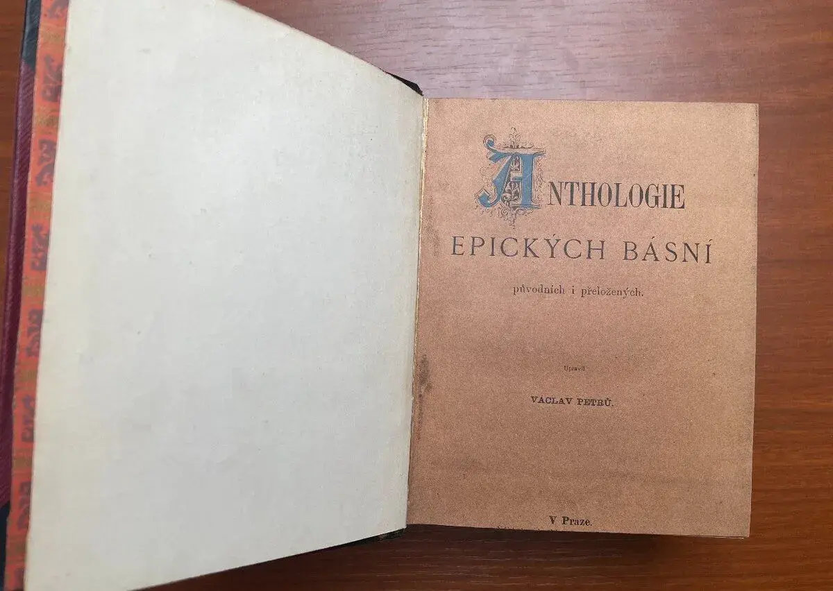 Poetická čítanka - vydání z roku 1875