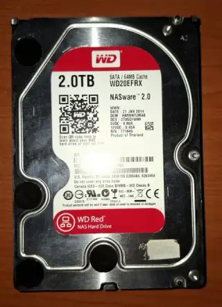 2TB HDD WD20EFRX