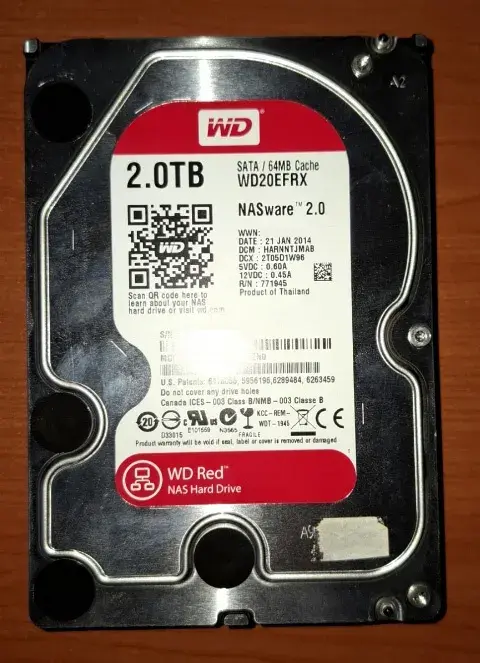 2TB HDD WD20EFRX