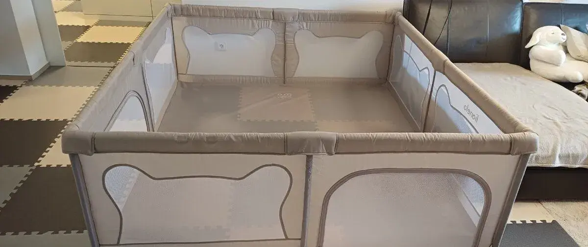 Dětská ohrádka LIONELO Willow XL Beige Sand