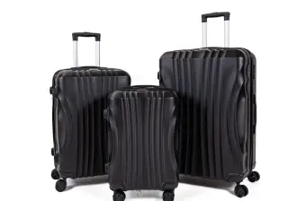 Cestovní kufry Mifex V83, sada 3kusů,M,L,XL,černá TSA