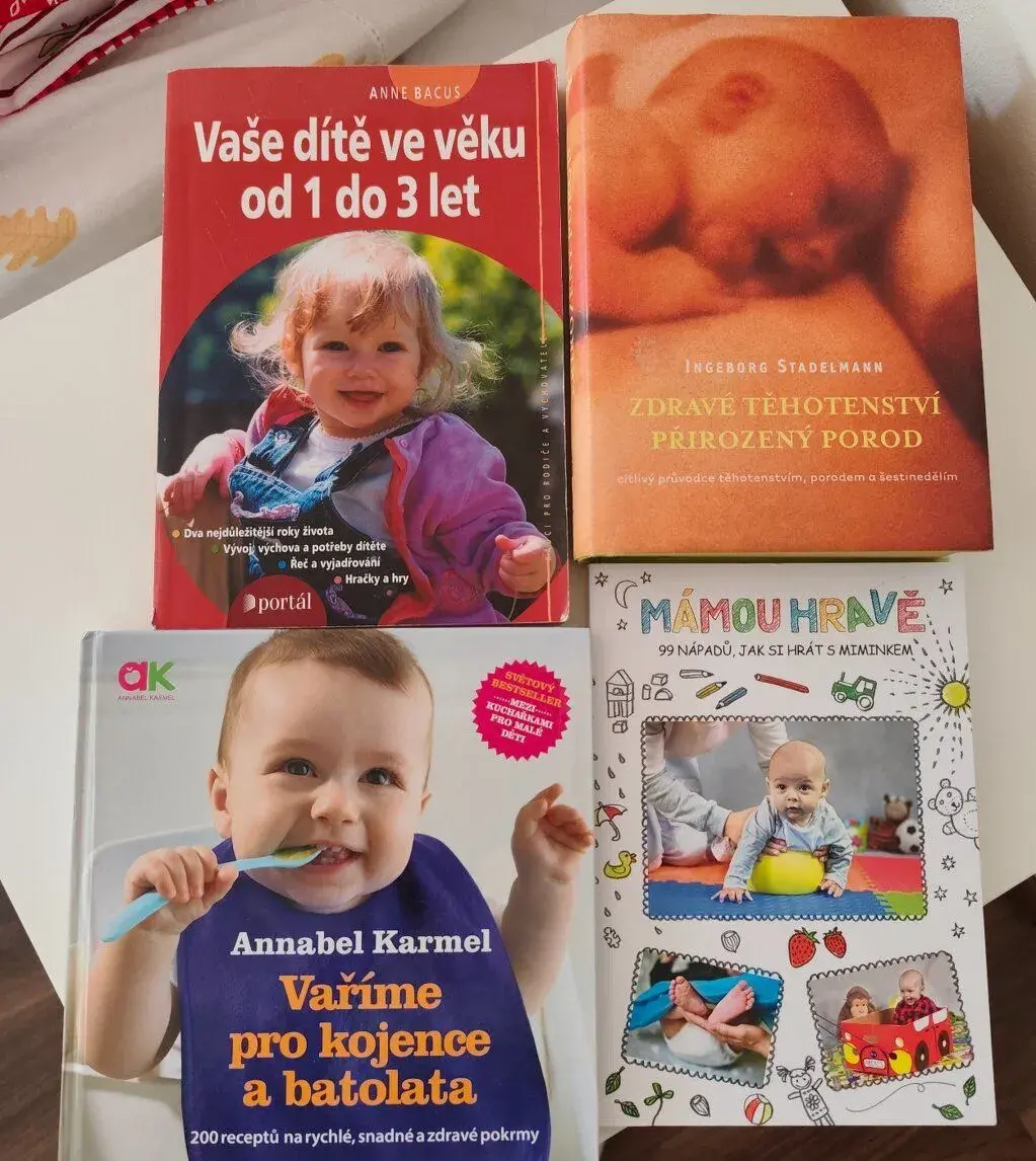 Knihy o těhotenství, miminku